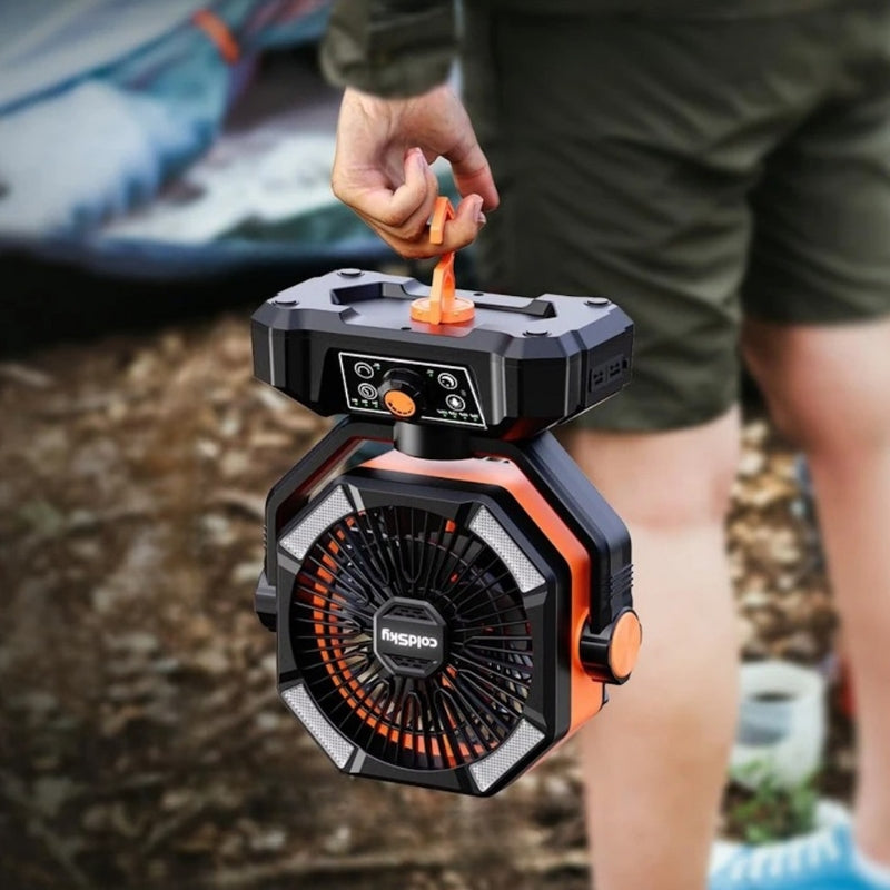 Portable Fan Light Rechargeable Wireless Remote Control