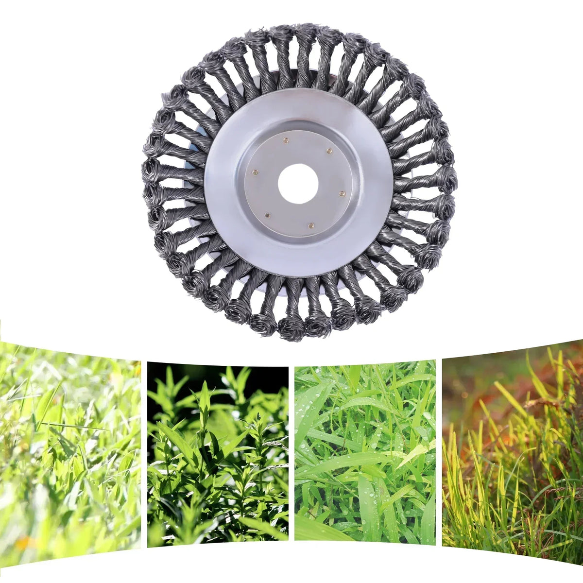ProTrim Steel Wire Trimmer Head Professional Weed Brush for Efficient Cutting