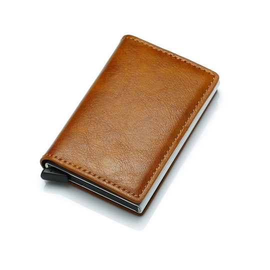 RFID Blocking Slim Card Holder Wallet with Money Clip Compact Anti Theft Minimalist Wallet