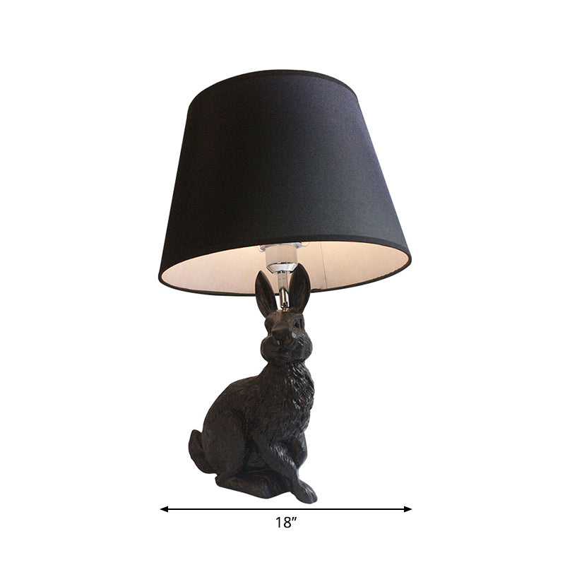 Rabbit Desk Lamp Cute Bunny Table Lamp LED Bedside Reading Light Kids Room Decor