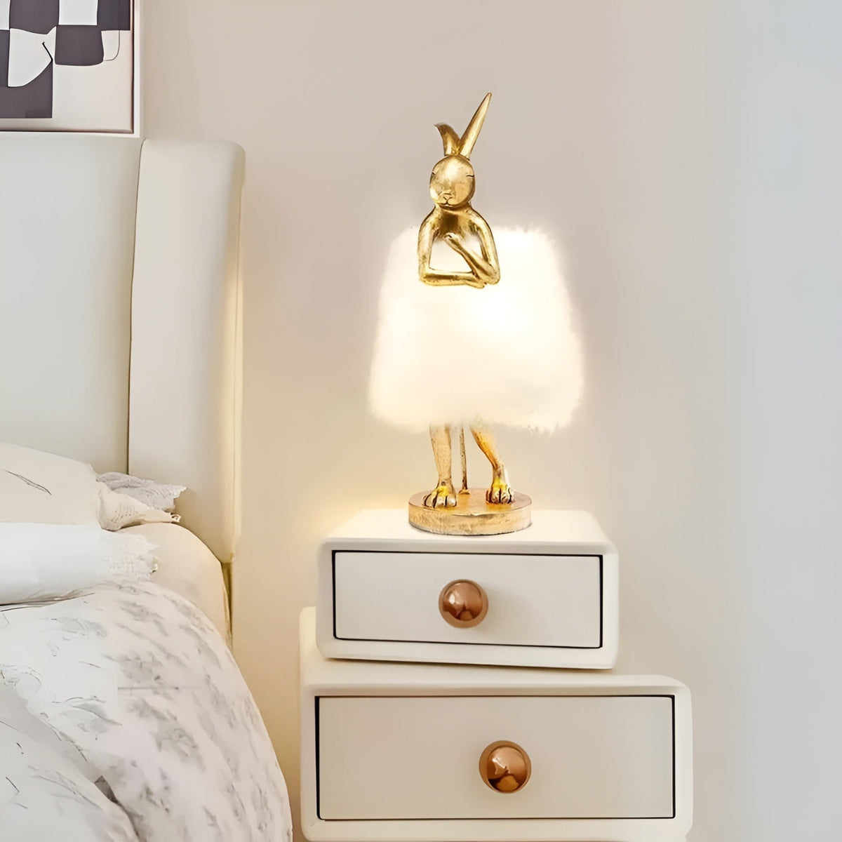 Rabbit Table Lamp Decorative Ambient LED Night Light