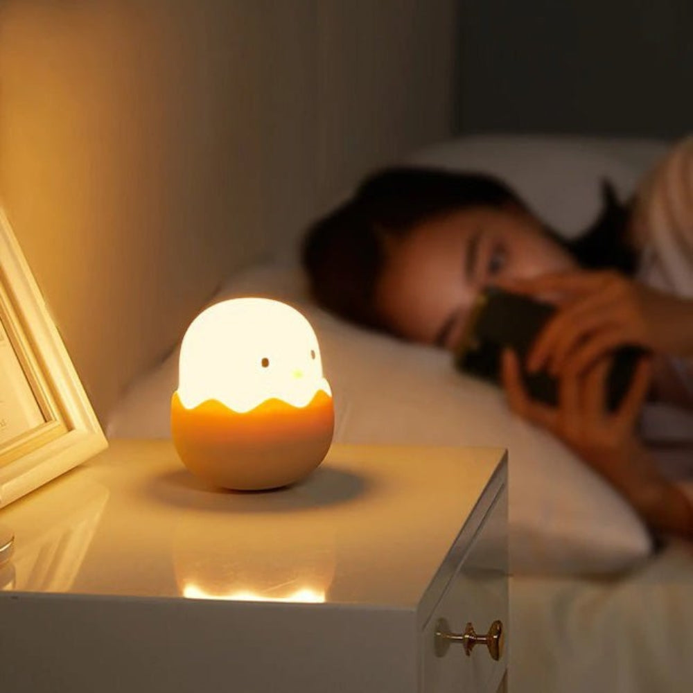 Rechargeable Colour Changing Cartoon Night Light Touch Bedside Lamp