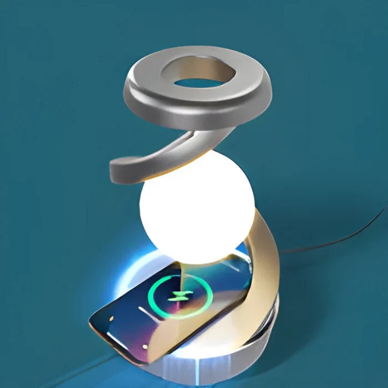 Rechargeable Desk Lamp Rotating Sphere LED Table Lamp for Reading Work and Home Decor