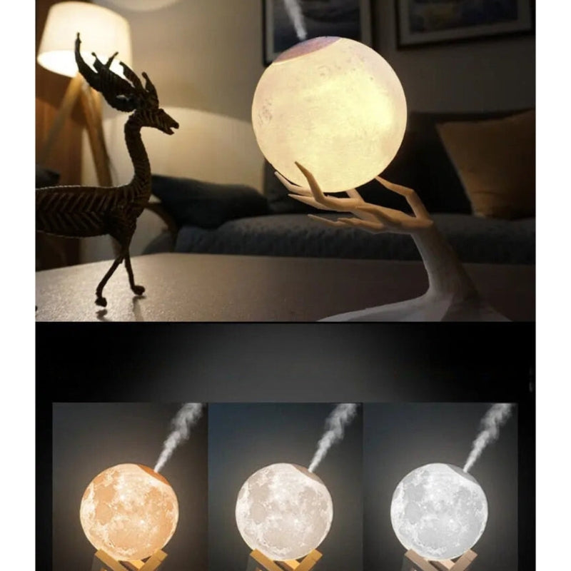 Rechargeable Lamp with Humidifier LED Ambient Light Air Humidifier