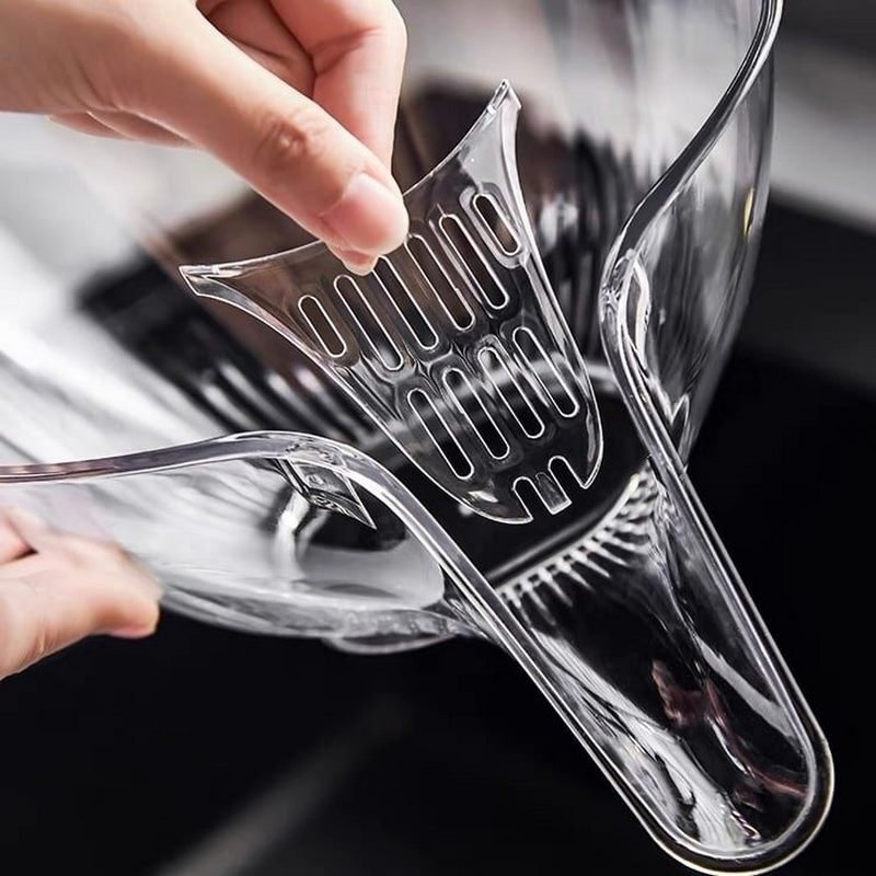 Removable Kitchen Sink Drainer Basket with Detachable Insert for Washing and Drying