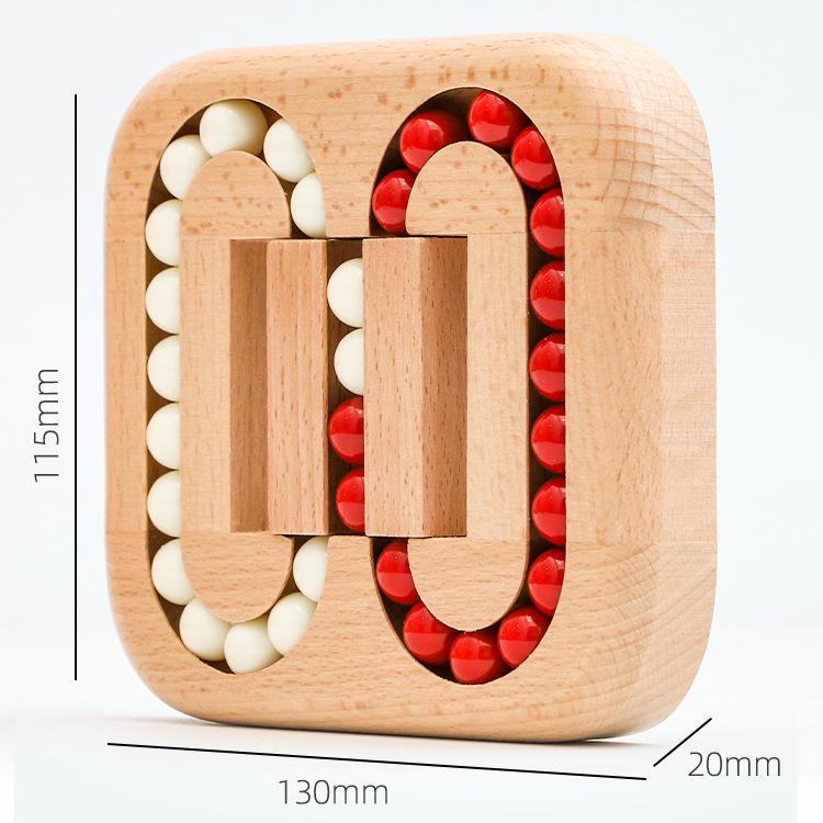 Rotating Bead Puzzle Ball Toy Colorful Skill Learning Game