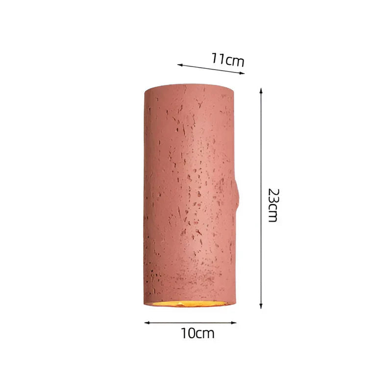 Round Tube LED Wall Light Modern Indoor Cylinder Wall Lamp