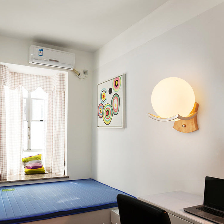 Round Wall Light Soft Ambient Glow Open Frame Design