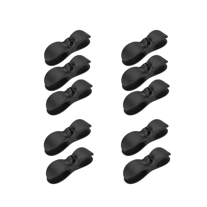 Self Adhesive Cable Organizer Clips Desk Cable Management Holder for Charging Cords USB Cables