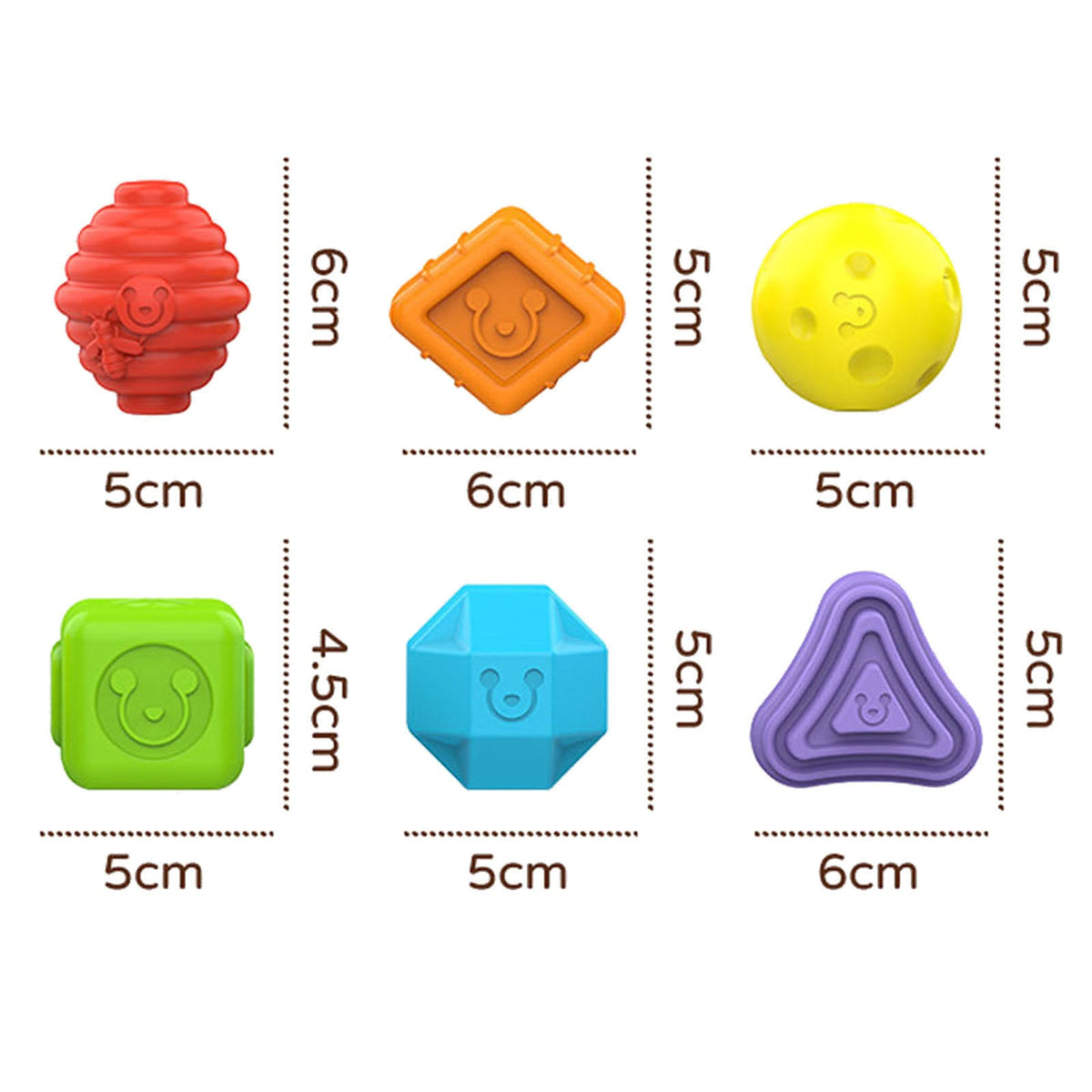 Shape Sorting Cube Early Learning Toy Compact Educational Design