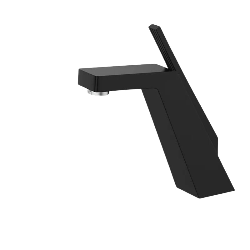 Single Handle Bathroom Sink Faucet Modern Curved Basin Mixer Tap