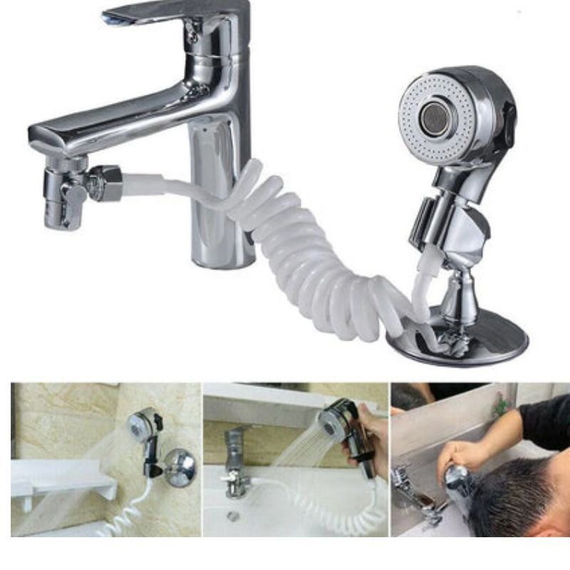 Sink Spray Hose Attachment Handheld Faucet Sprayer Kitchen Bathroom