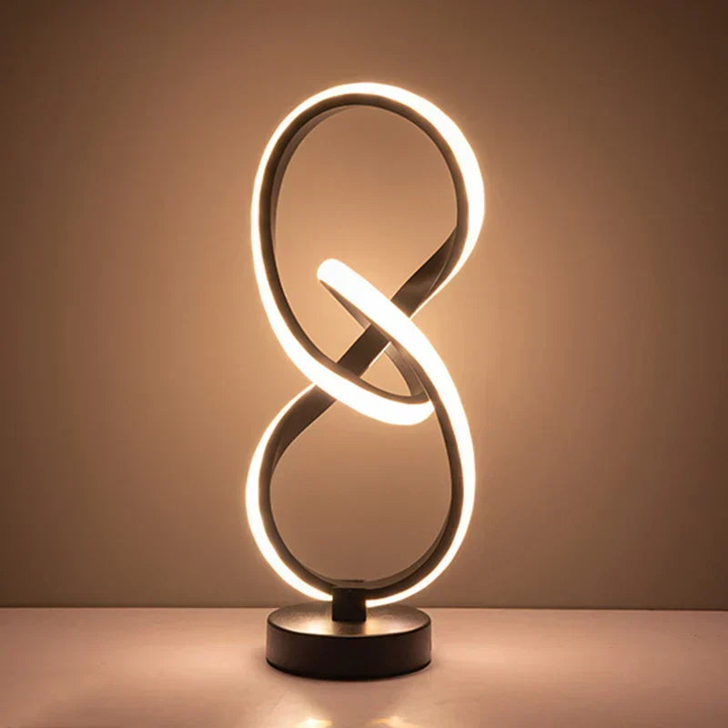 Slim Dimmable Table Lamp with Adjustable Brightness and Ambient Glow Lighting