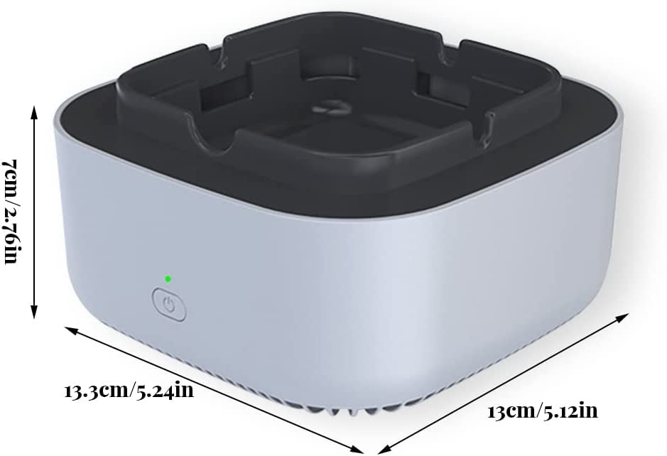 Smokeless Ashtray Air Purifier With Quiet Fan And Multi Layer Filter