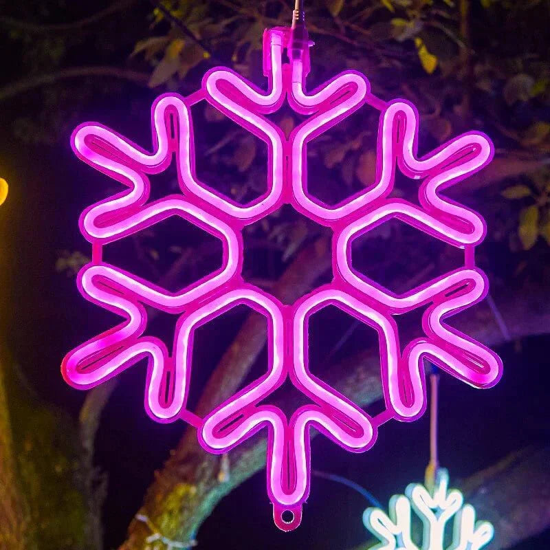 Snowflake LED String Lights Soft Glow Decorative Lights for Indoor and Outdoor Decor