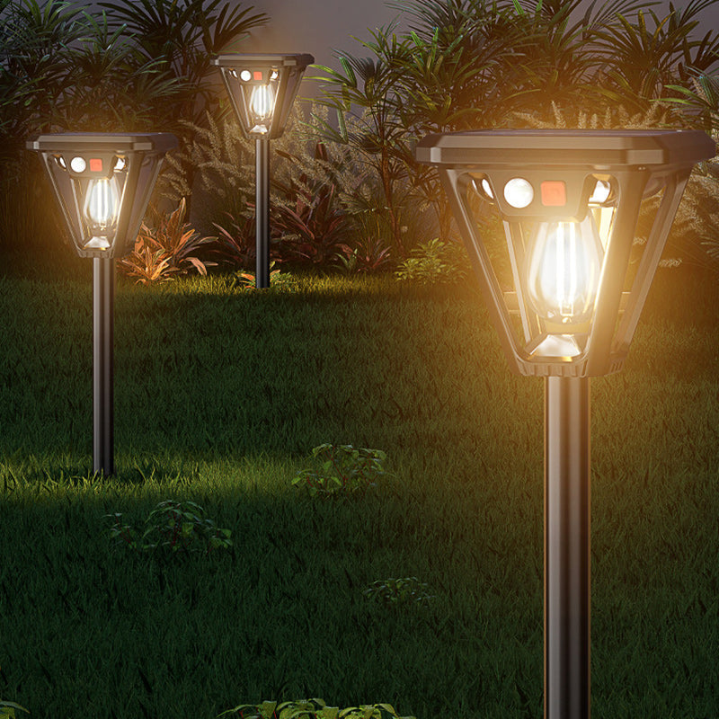 Solar Motion Sensor Garden Light Waterproof Outdoor Pathway Lamp