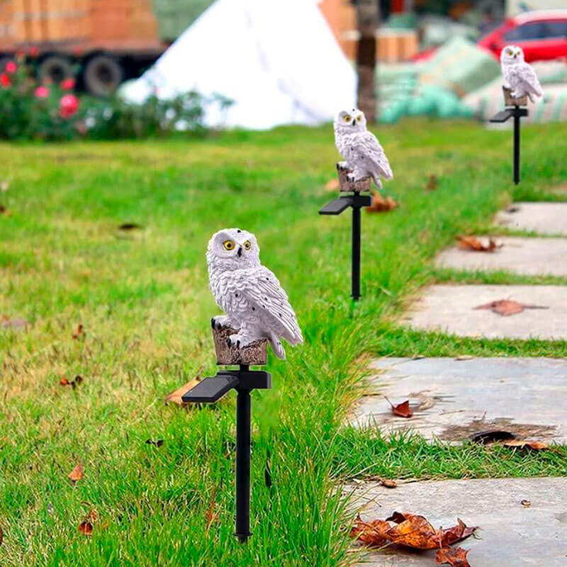 Solar Owl Garden Lamp β Outdoor Decorative Solar Light for Patio, Yard, and Balcony