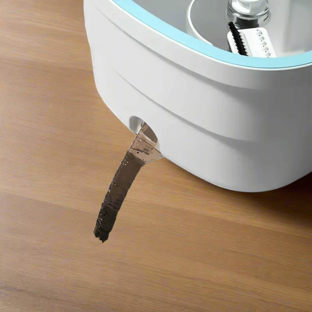 Spin Mop and Bucket Set for Floor Cleaning with Easy Wringer Microfiber Mop System