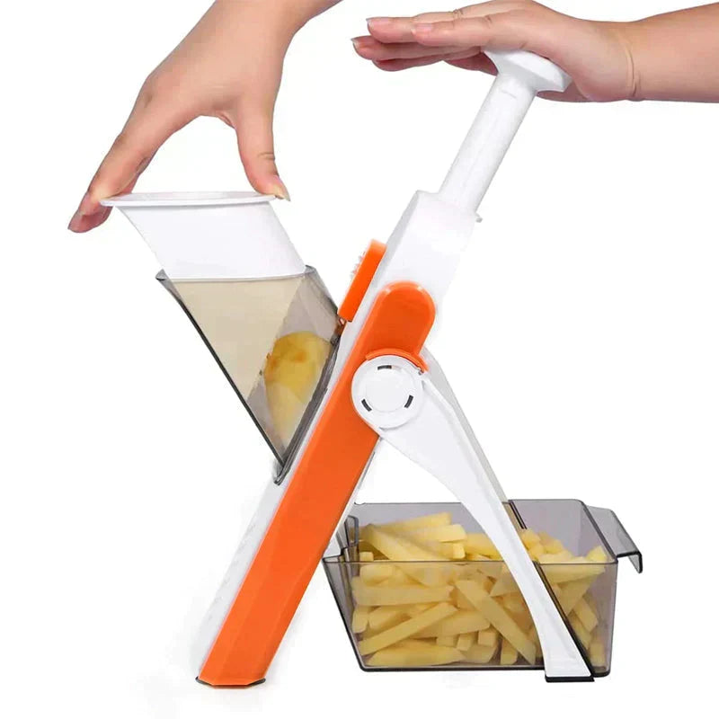 Stainless Steel Vegetable Slicer with 41 Cutting Options Adjustable Kitchen Tool