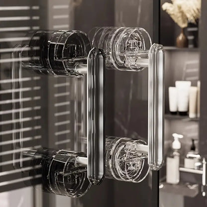 Suction Cup Door Handle Strong Grip Removable Handle for Doors Cabinets