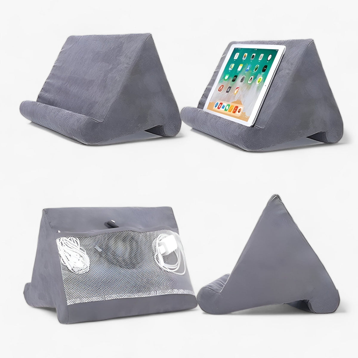 Tablet Pillow Stand Phone and Tablet Holder Cushion Stand for Hands Free Viewing