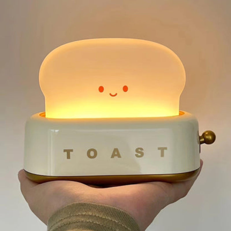 Toaster Table Lamp Rechargeable Dimmable LED Wireless Bedside Night Light