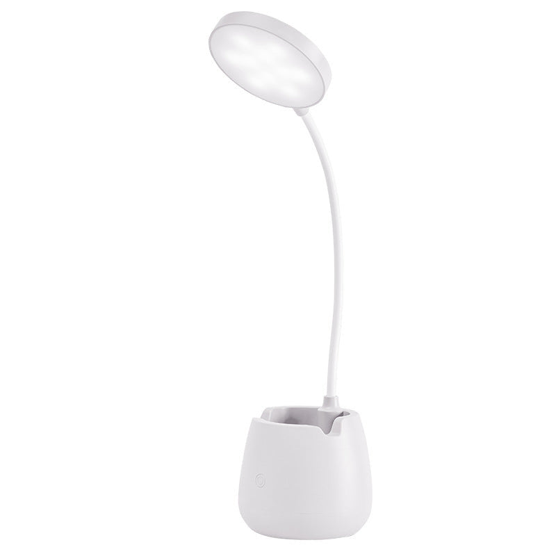Touch Control Desk Lamp LED Table Lamp Pen Holder Phone Stand USB