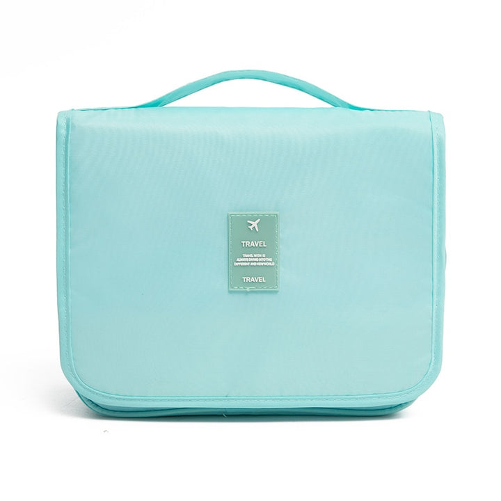 Transparent Hanging Toiletry Bag Travel Makeup Organizer Cosmetic Storage Bag with Hook Waterproof Portable