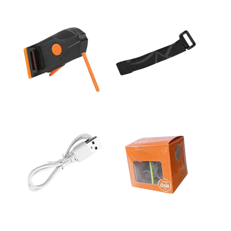 USB Rechargeable LED Bike Tail Light High Visibility Rear Safety Cycling Light Easy Install