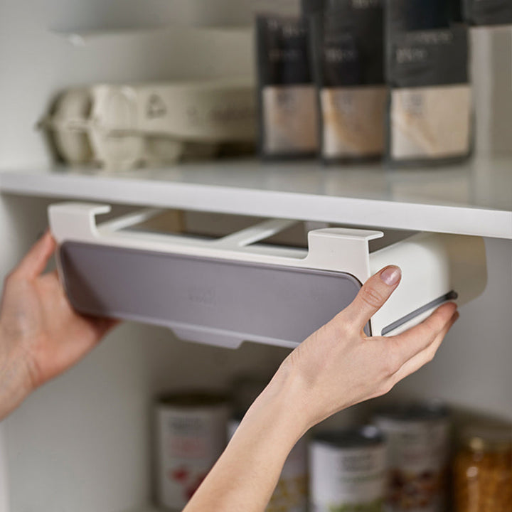 Under Shelf Kitchen Organizer Slide Out Storage Rack Under Cabinet Bottle and Kitchen Storage Organizer