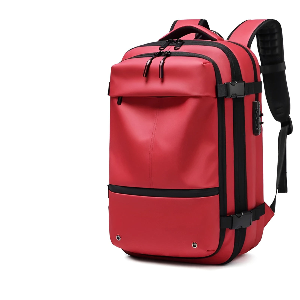 Vacuum Compression Travel Backpack Expandable Carry On Laptop Backpack