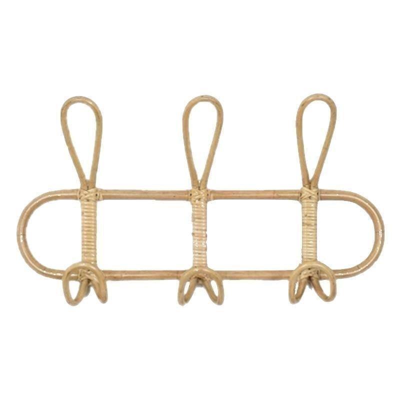 Wall Mounted Hook Rack Organizer Multiple Hooks Clothes Hat Storage