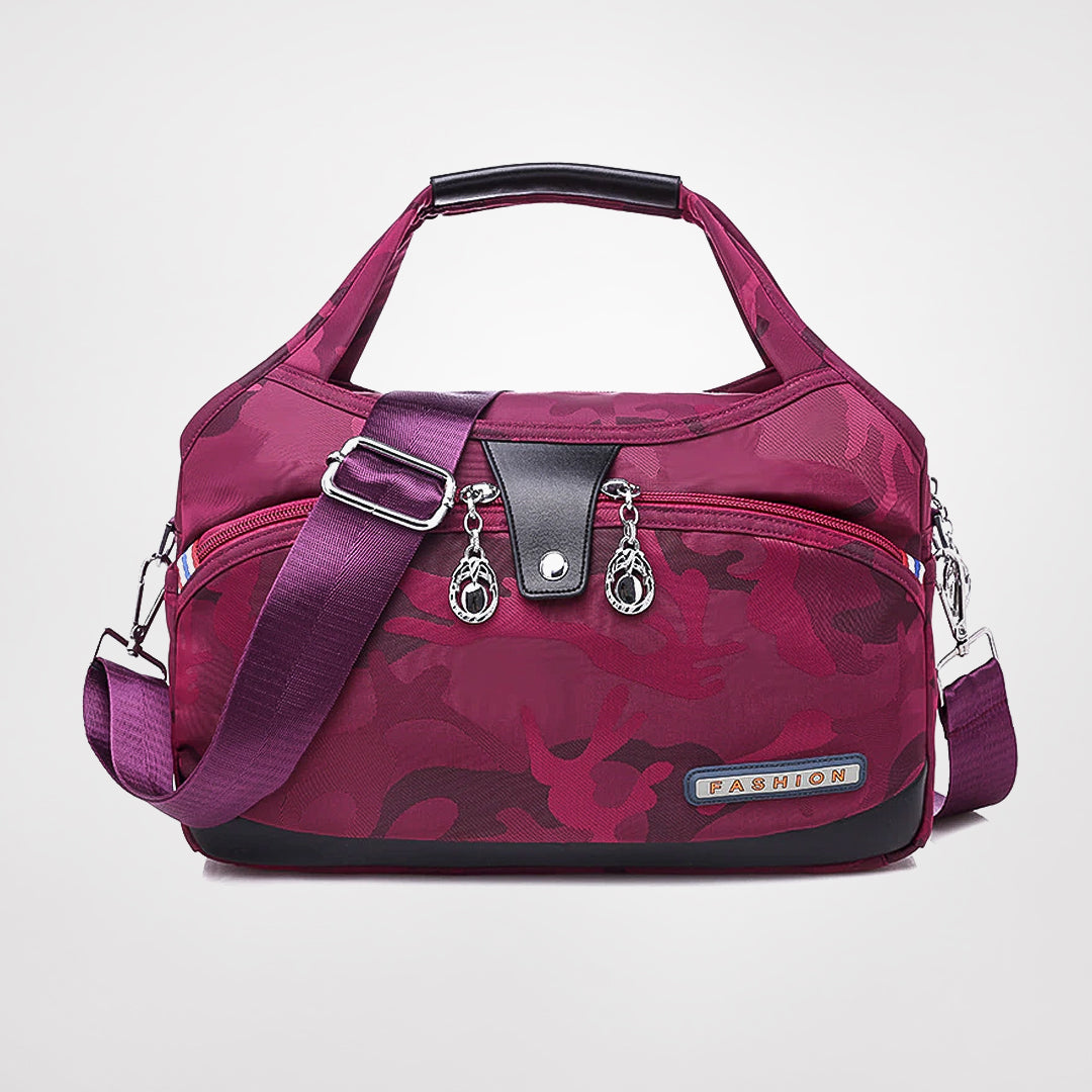 Waterproof Multi Pocket Handbag Adjustable Strap Crossbody Shoulder Bag Large Capacity Everyday Purse