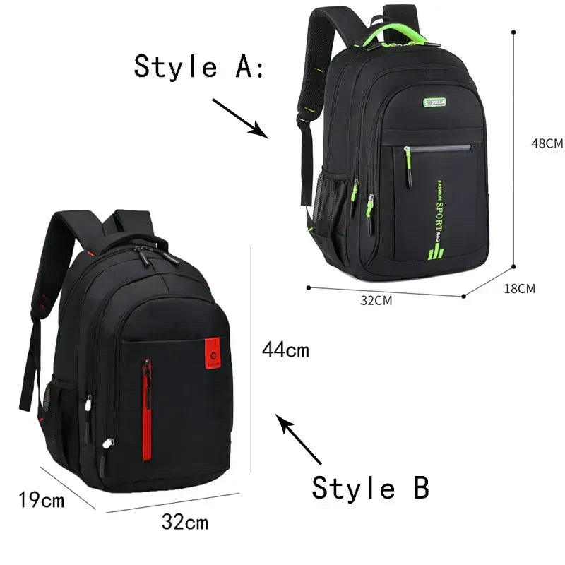 Waterproof Oxford Men's Backpack Stylish Durable Urban Travel Design