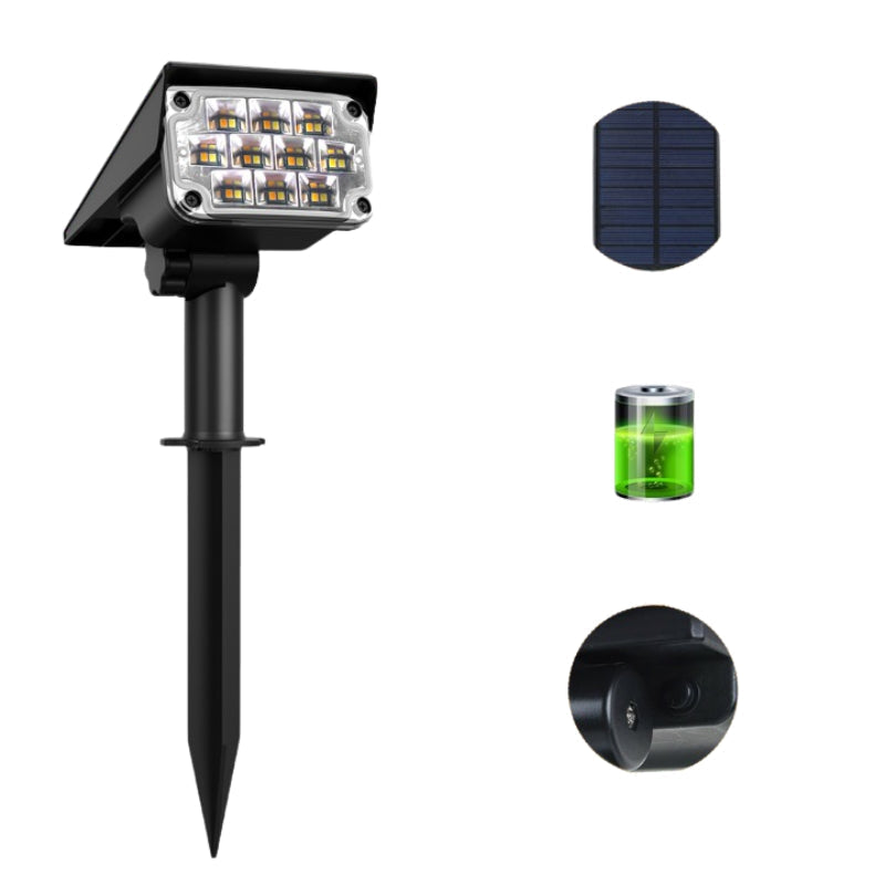 Waterproof Solar LED Spotlights for Garden Pathway Outdoor Landscape Lighting