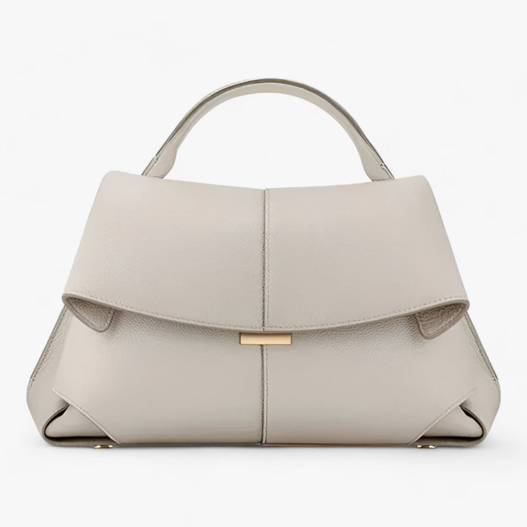 Women Lightweight Flap Handbag Structured Shoulder Bag Modern Minimalist Design
