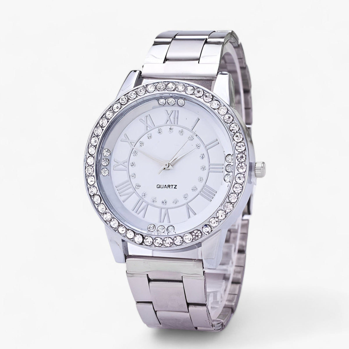 Women’s Luxury Watch Diamond Dial Elegant Wrist Watch with Durable Strap