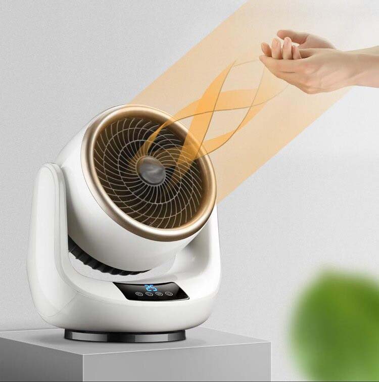 1500W Mini Space Heater Compact Electric Warm Air Fan