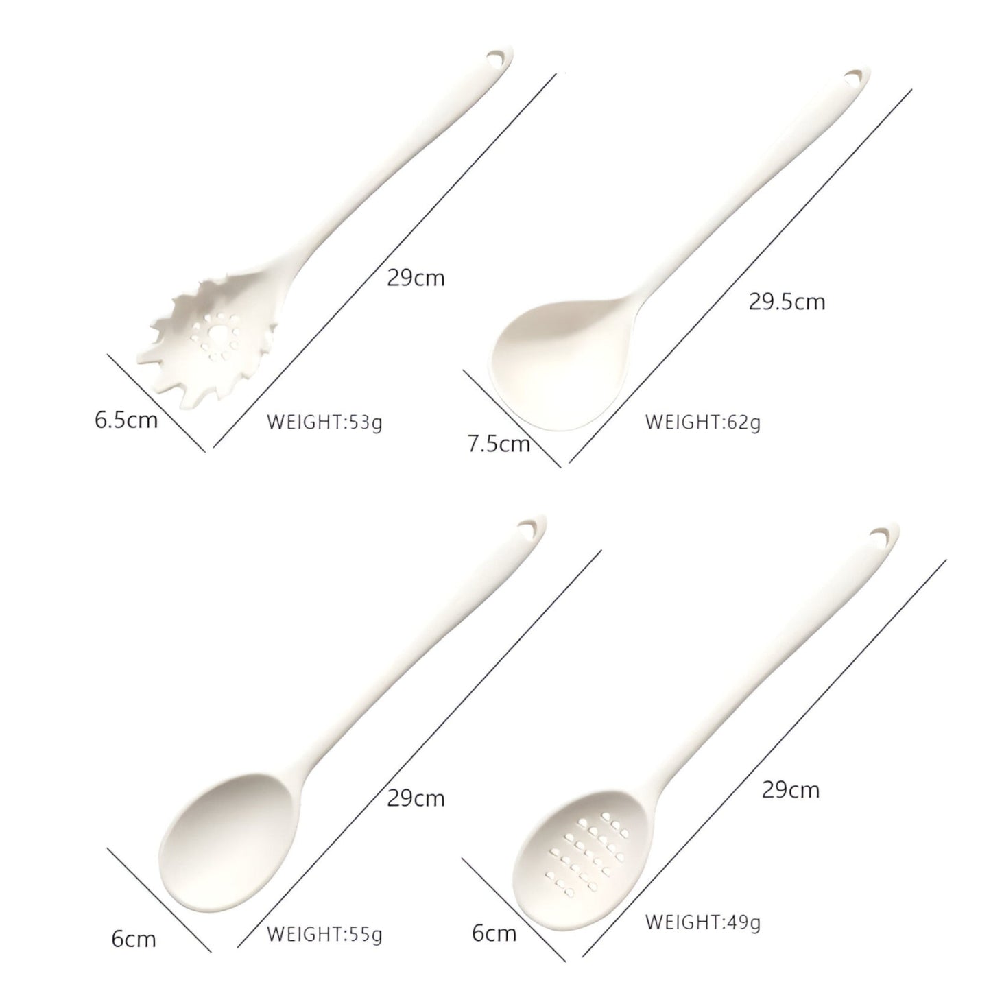 18 Piece Silicone Cooking Utensil Set Heat Resistant BPA Free Kitchen Tools