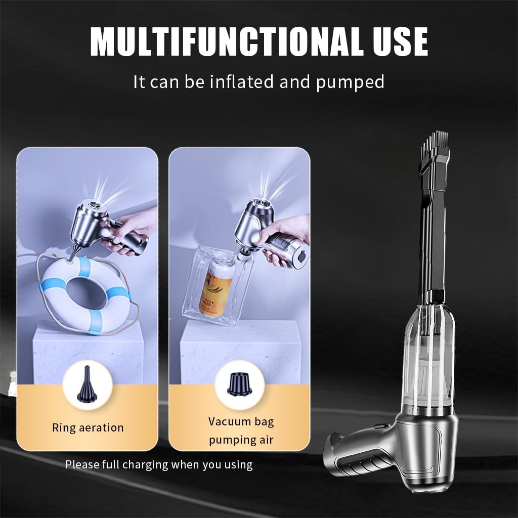3 in 1 Cordless Handheld Vacuum Cleaner Three Function High Power