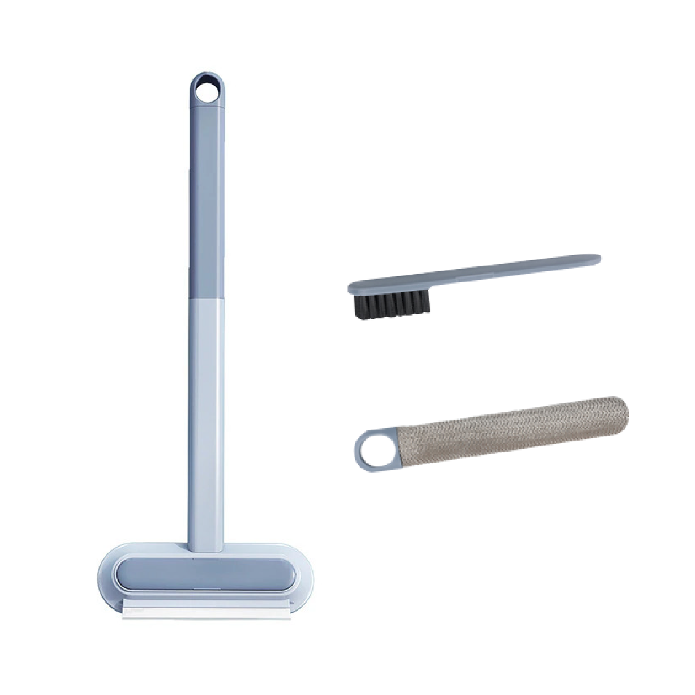 3-in-1 Pet Hair Remover for Carpets and Rugs – Reusable Cleaning Tool