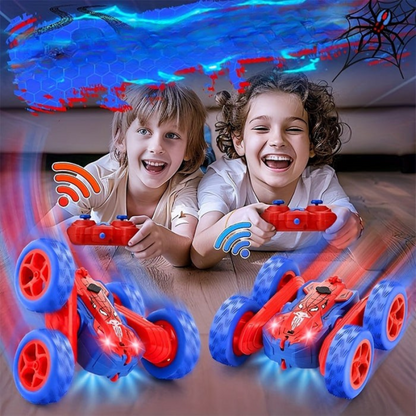 360 Degree RC Stunt Car Double Sided Remote Control Car with LED Lights