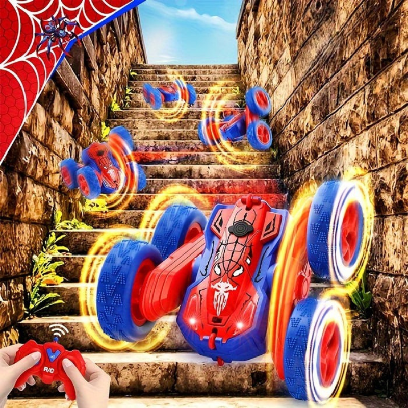 360 Degree RC Stunt Car Double Sided Remote Control Car with LED Lights