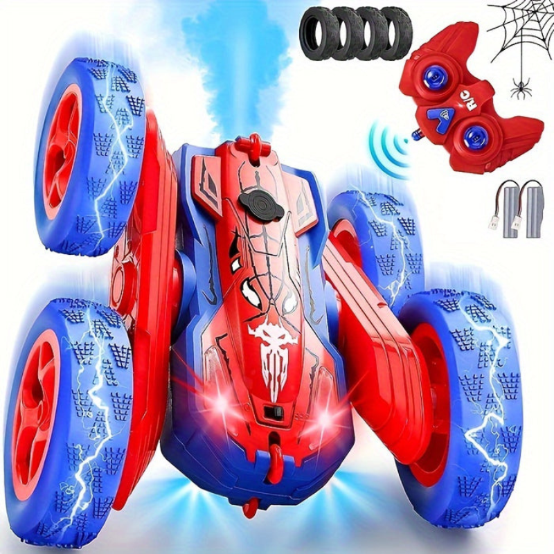 360 Degree RC Stunt Car Double Sided Remote Control Car with LED Lights
