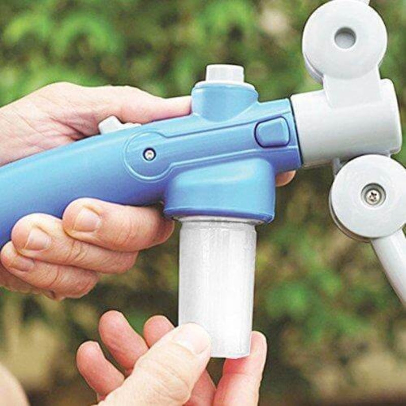 360 Degree Ring Dog Washer with Adjustable Spray Pressure Pet Bathing Tool