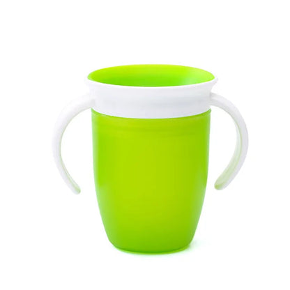 360 Trainer Cup with Handles Spill Resistant Toddler Sippy Cup Lightweight Baby Learning Drinking Cup