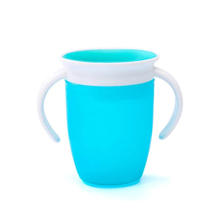 360 Trainer Cup with Handles Spill Resistant Toddler Sippy Cup Lightweight Baby Learning Drinking Cup