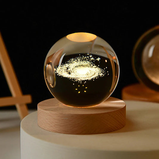 3D Solar System Globe Night Light LED Planet Lamp Decorative Space Table Lamp