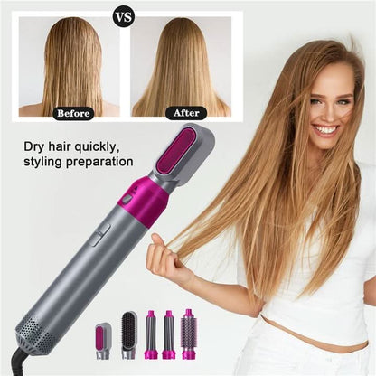 5 in 1 Hot Air Hair Styler Premium Hair Dryer Curling Volume Tool