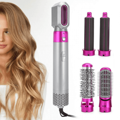 5 in 1 Hot Air Hair Styler Premium Hair Dryer Curling Volume Tool